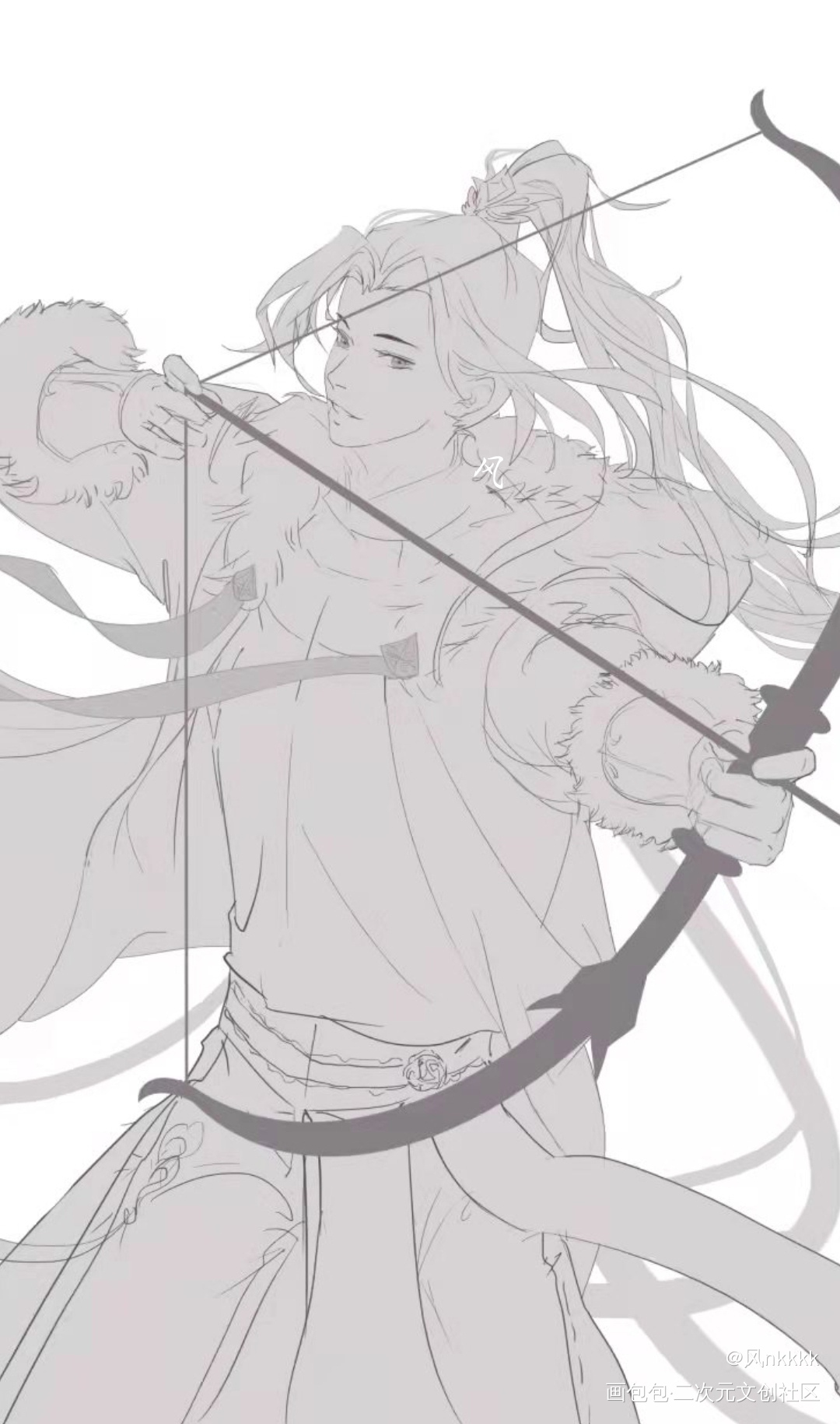雁王殿下_杀破狼长庚绘画作品