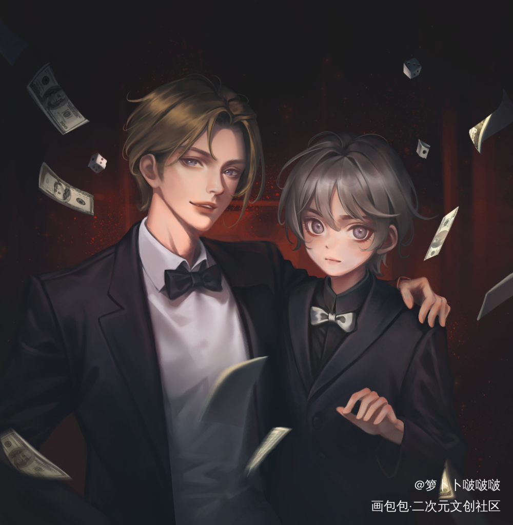 最近的稿件_厚涂双人互动双人稿件原创男头约稿绘画原创绘画作品