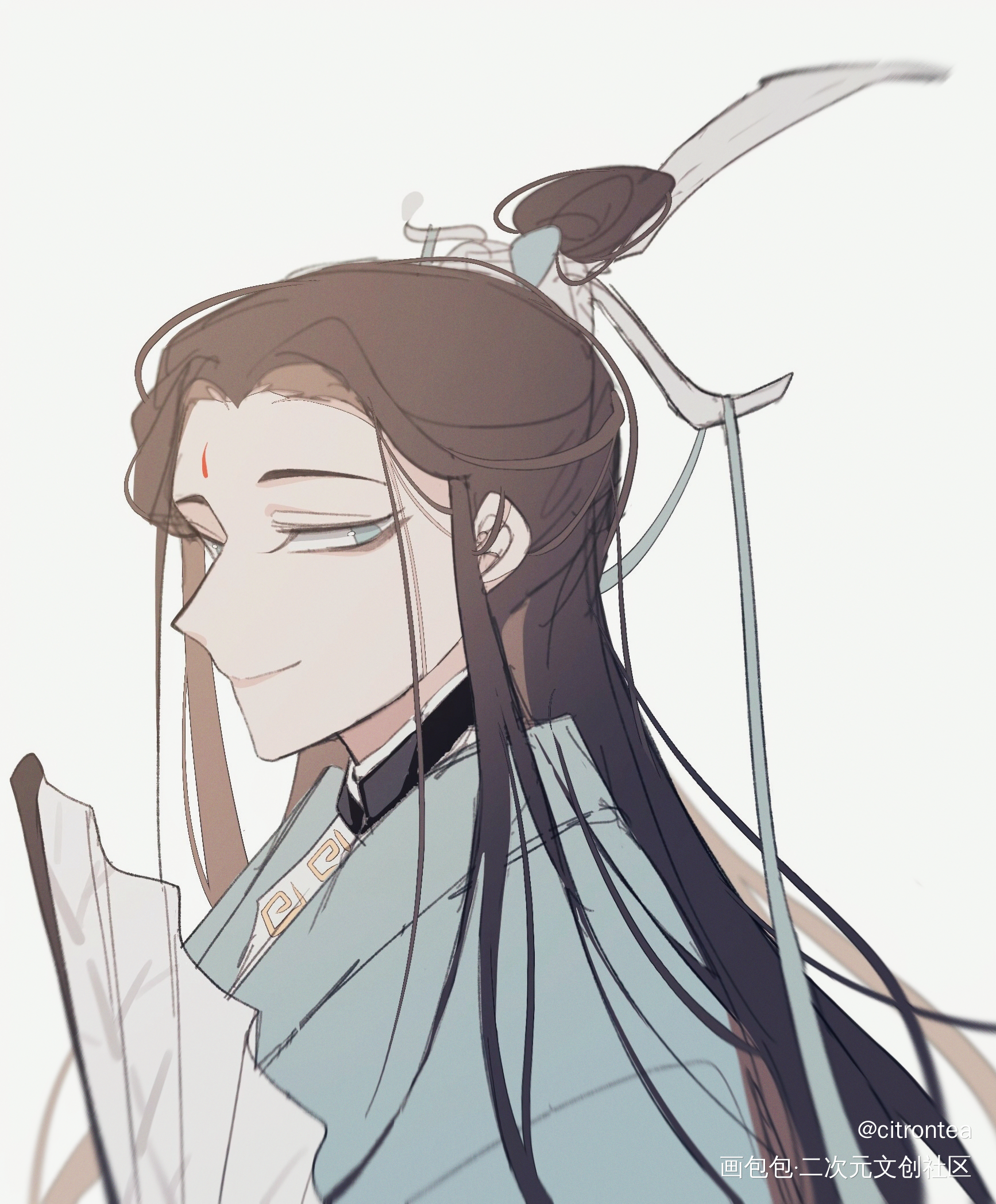 _人渣反派自救系统沈清秋绘画作品