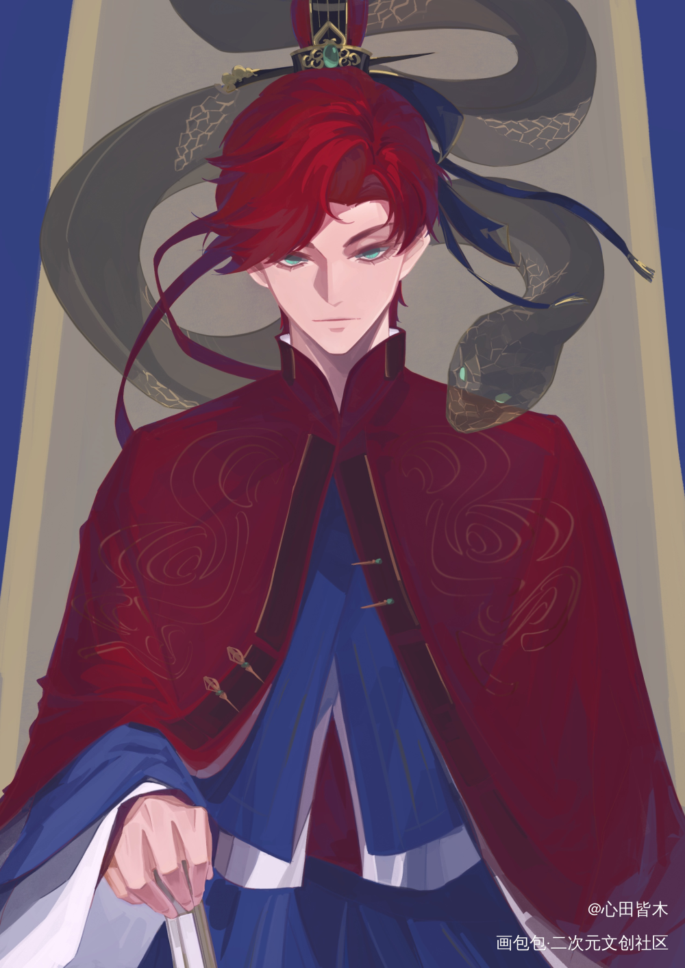 潜龙在渊_代号鸢代号鸢孙权绘画作品