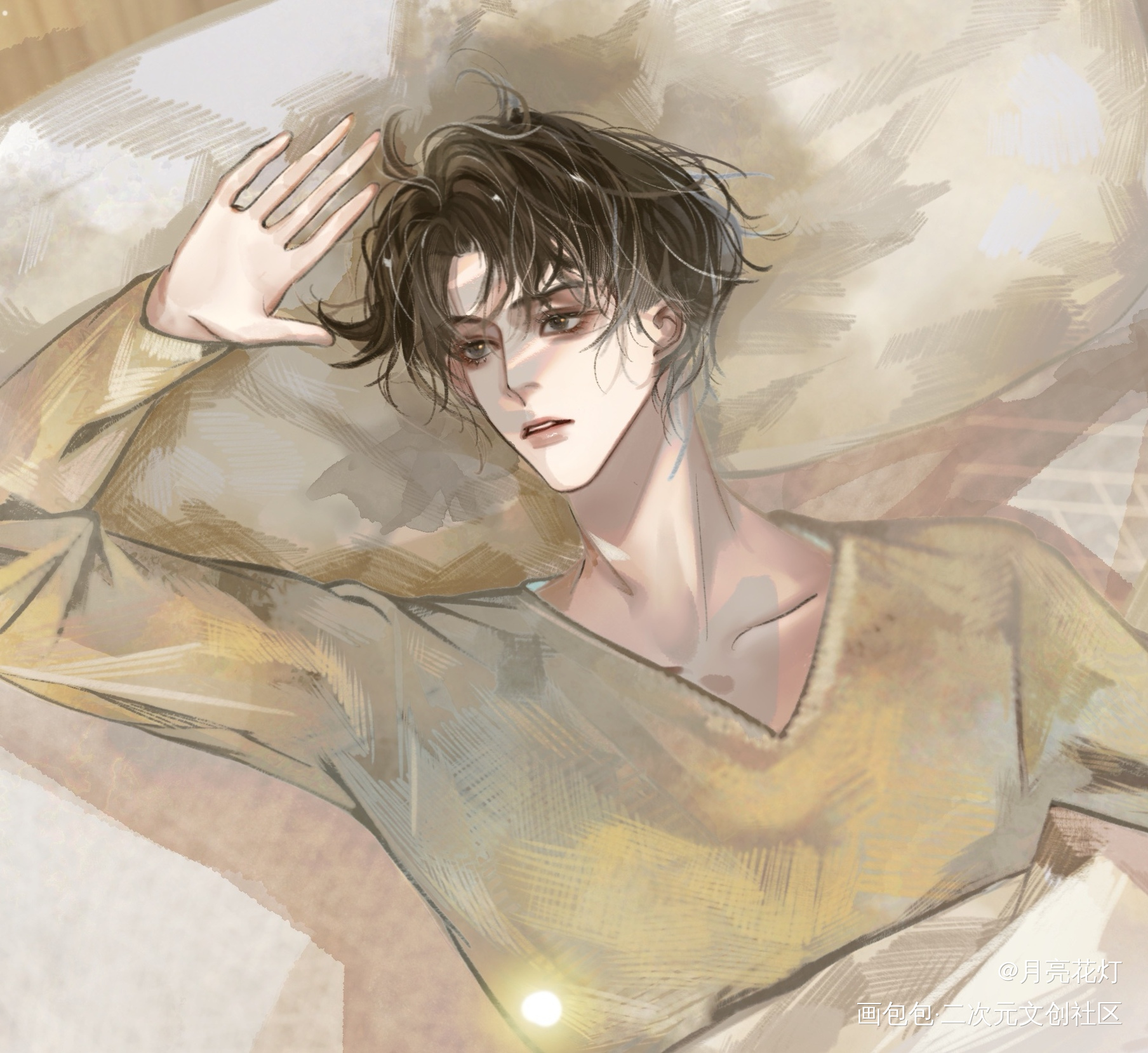 黎朔_谁把谁当真188男团妹叔黎朔辛黎绘画作品