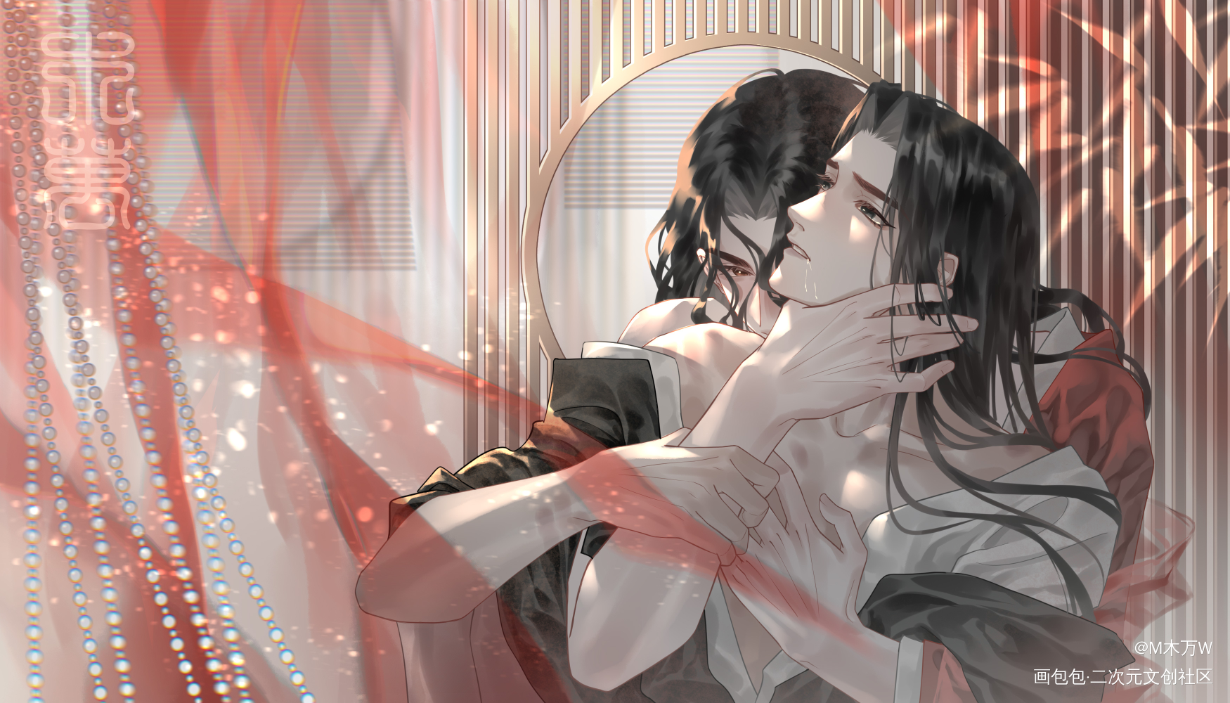 贺宝生日快乐！_病案本谢清呈贺予绘画作品