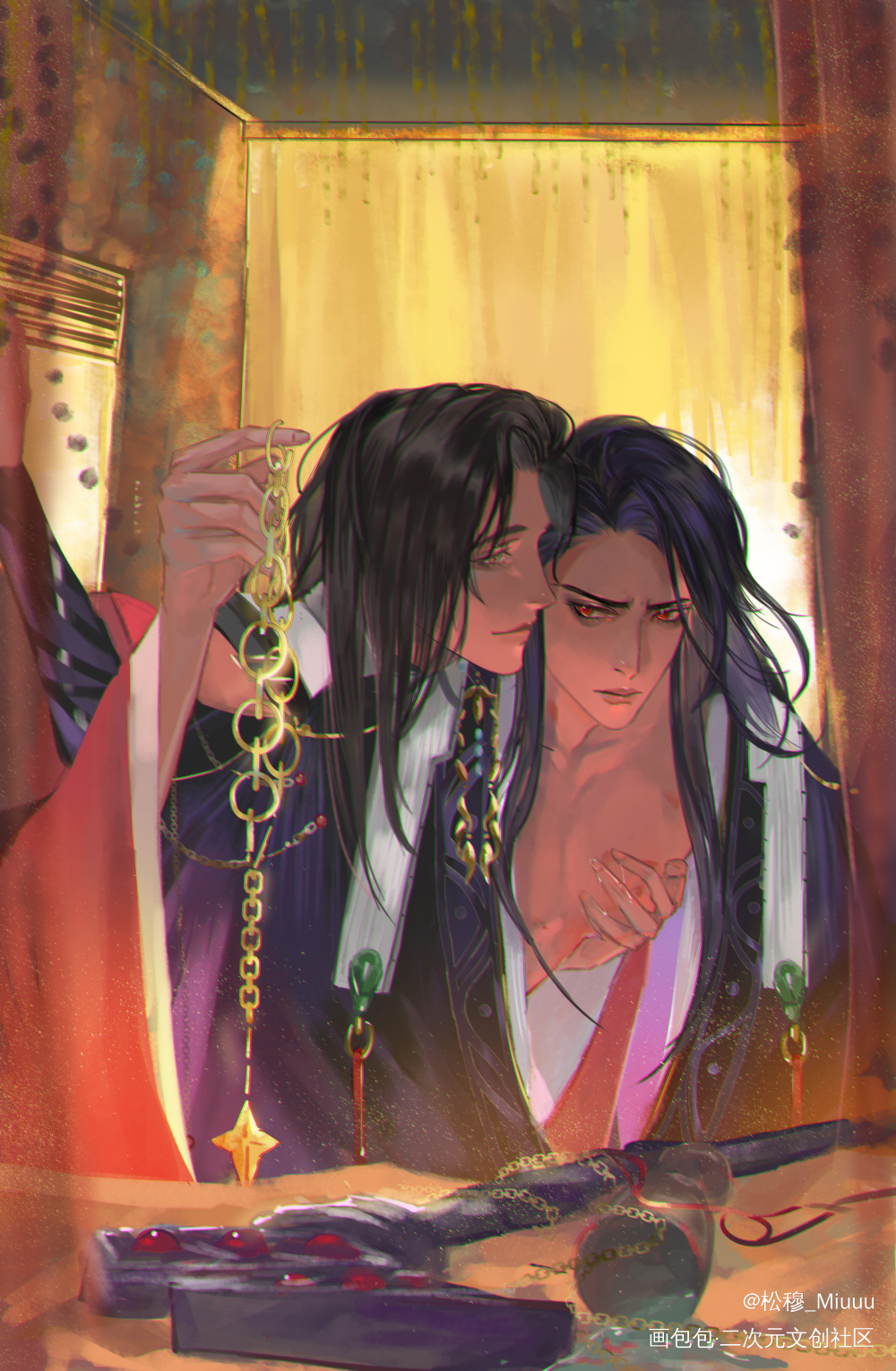 黄金马车_代号鸢鸢嘉诩贾诩郭嘉绘画作品