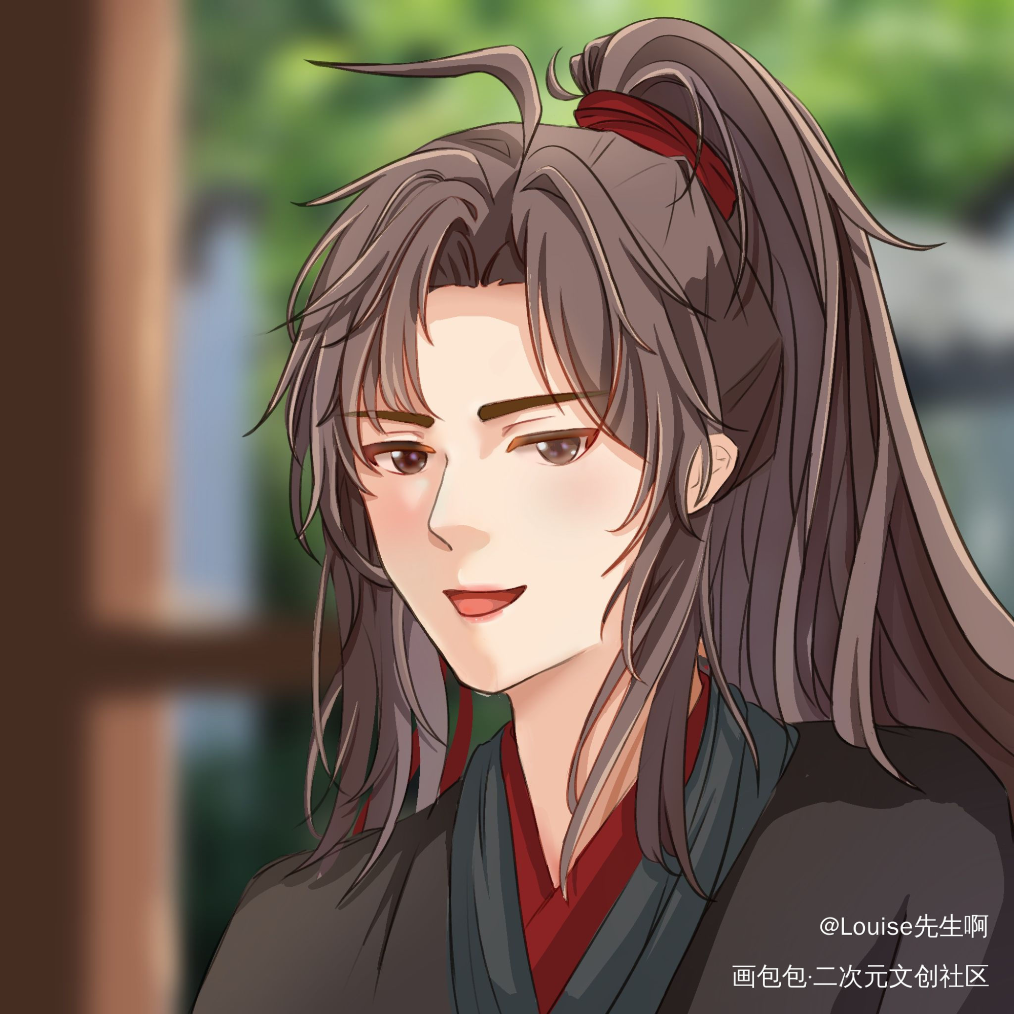 羡羡_魔道祖师忘羡魏无羡绘画作品