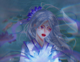 睡莲妹妹～_绘画作品