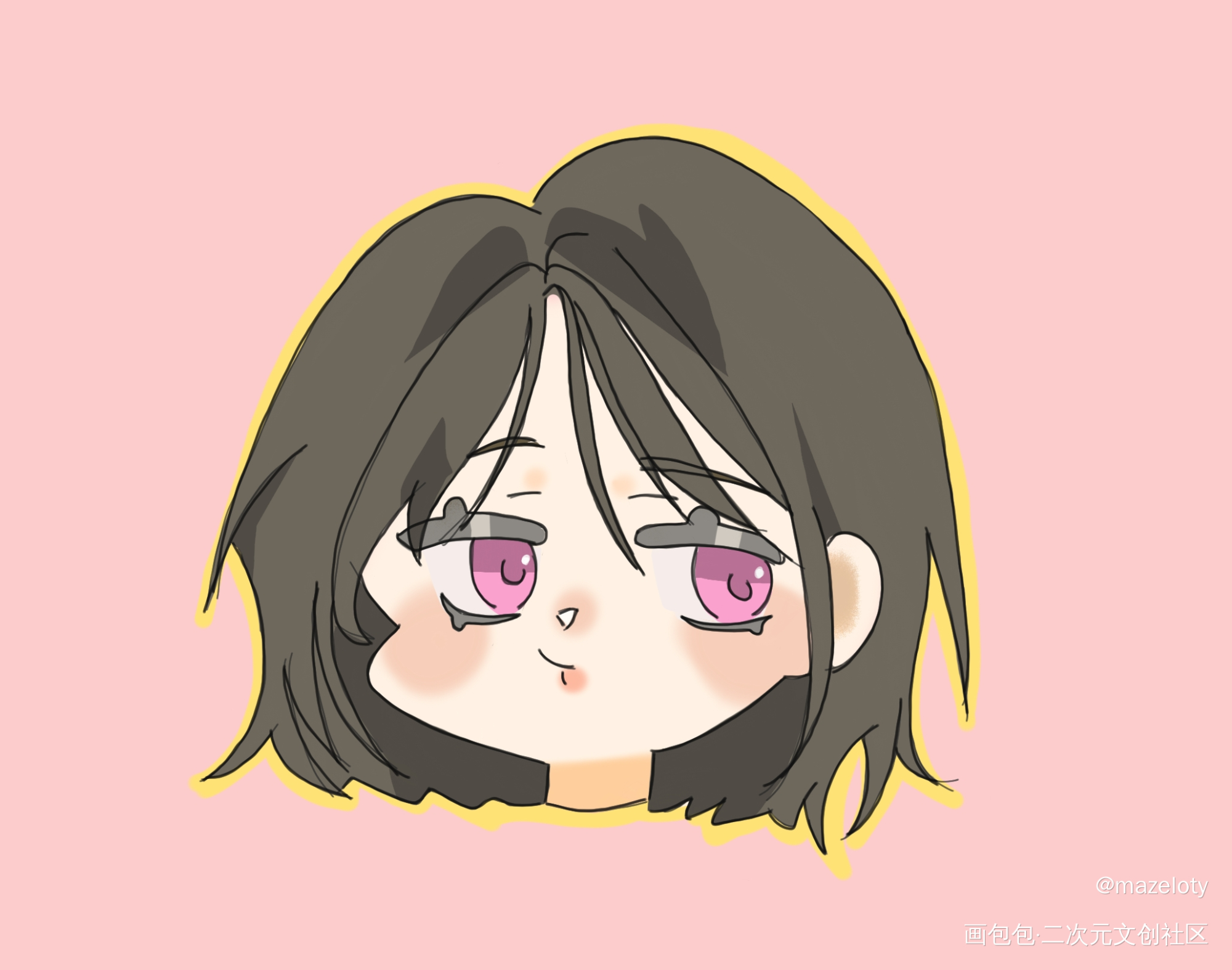 一组情头~_稿件展示头像约稿绘画作品