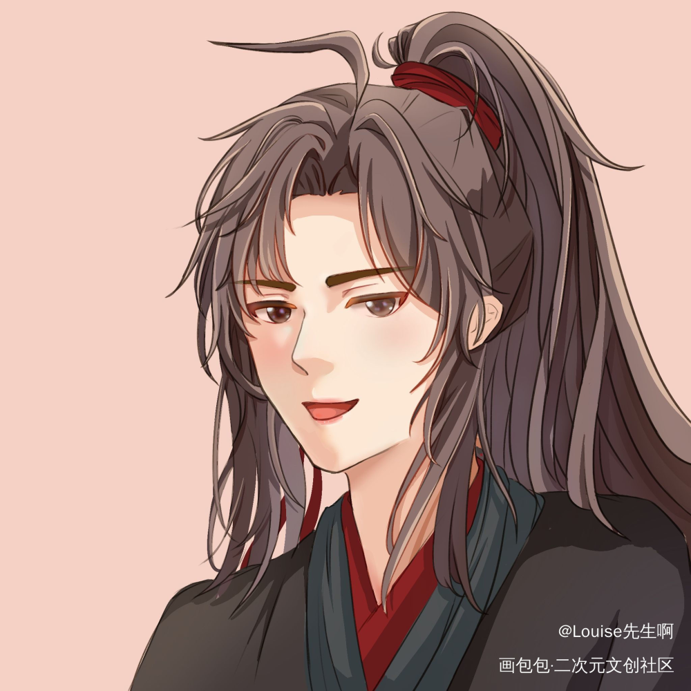 羡羡_魔道祖师忘羡魏无羡绘画作品