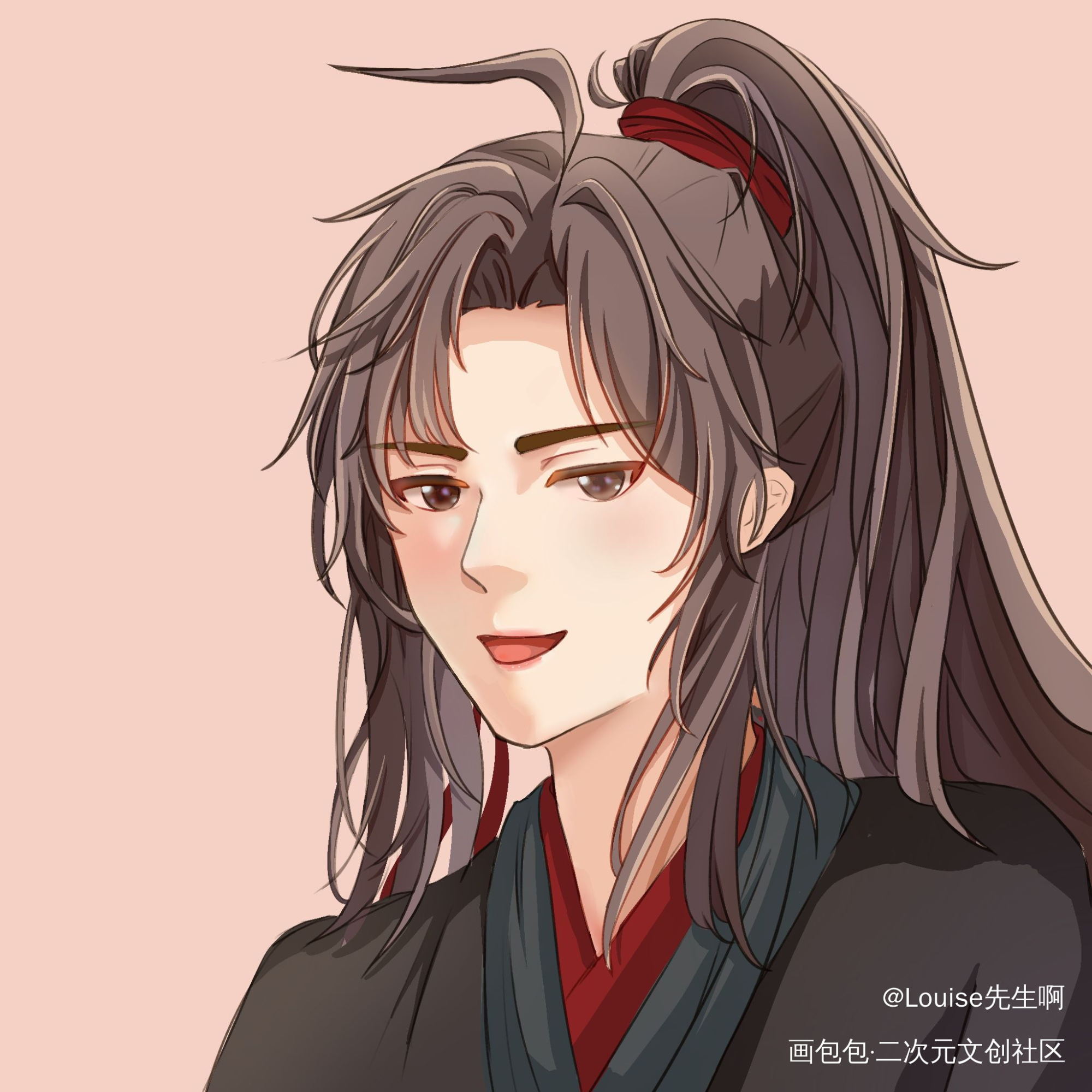 羡羡_魔道祖师忘羡魏无羡绘画作品