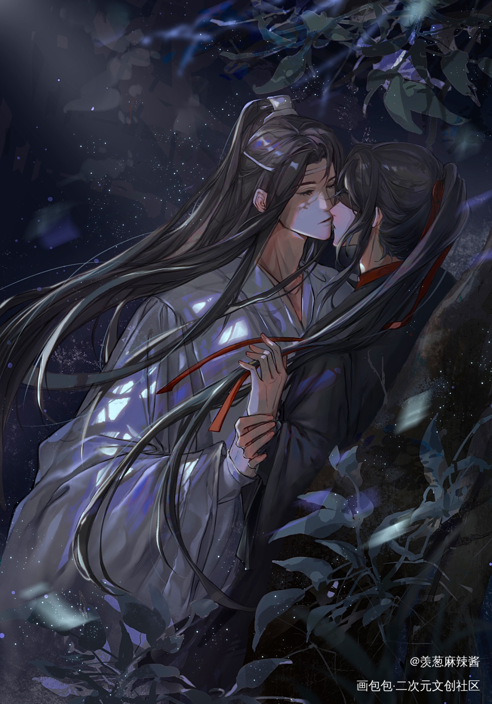 😘_魔道祖师忘羡绘画作品