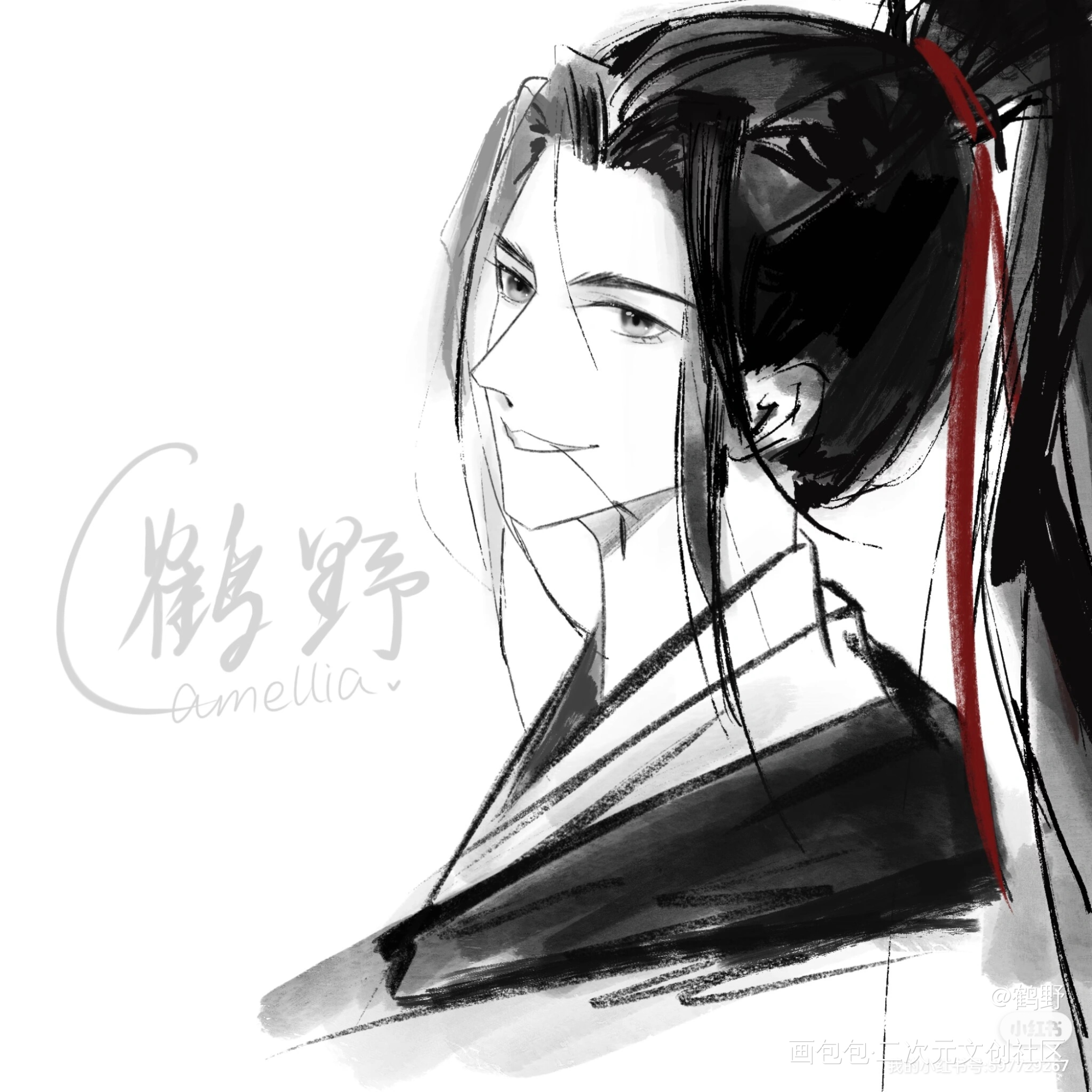 羡羡_魔道祖师绘画作品