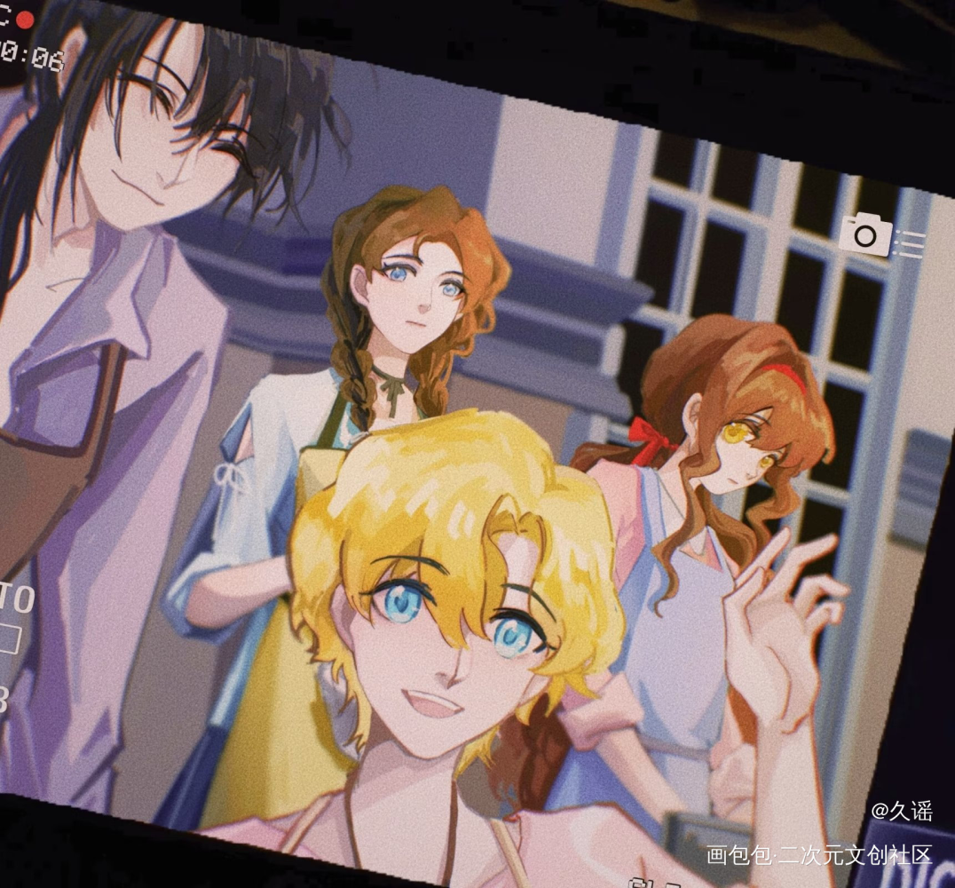 一些跟朋友们的oc摸鱼_平涂我要上首推原创oc绘画作品