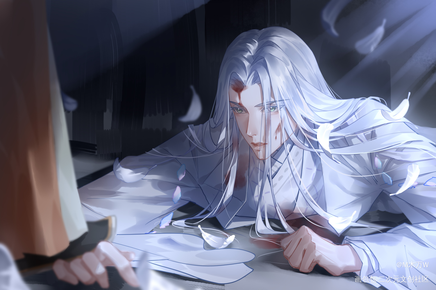 不是说永远站在我这边，师尊？_代号鸢左慈绘画作品