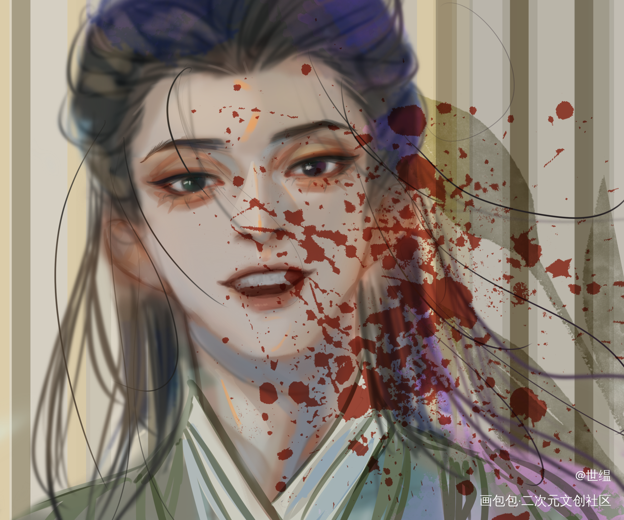 疯批版沈清秋_人渣反派自救系统沈清秋绘画绘画作品