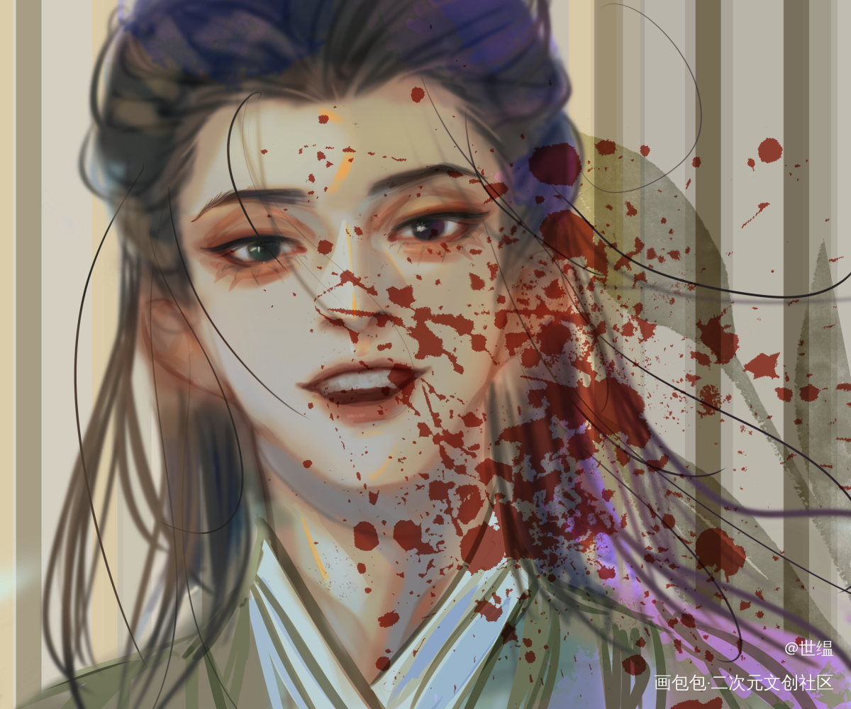 疯批版沈清秋_人渣反派自救系统沈清秋绘画绘画作品