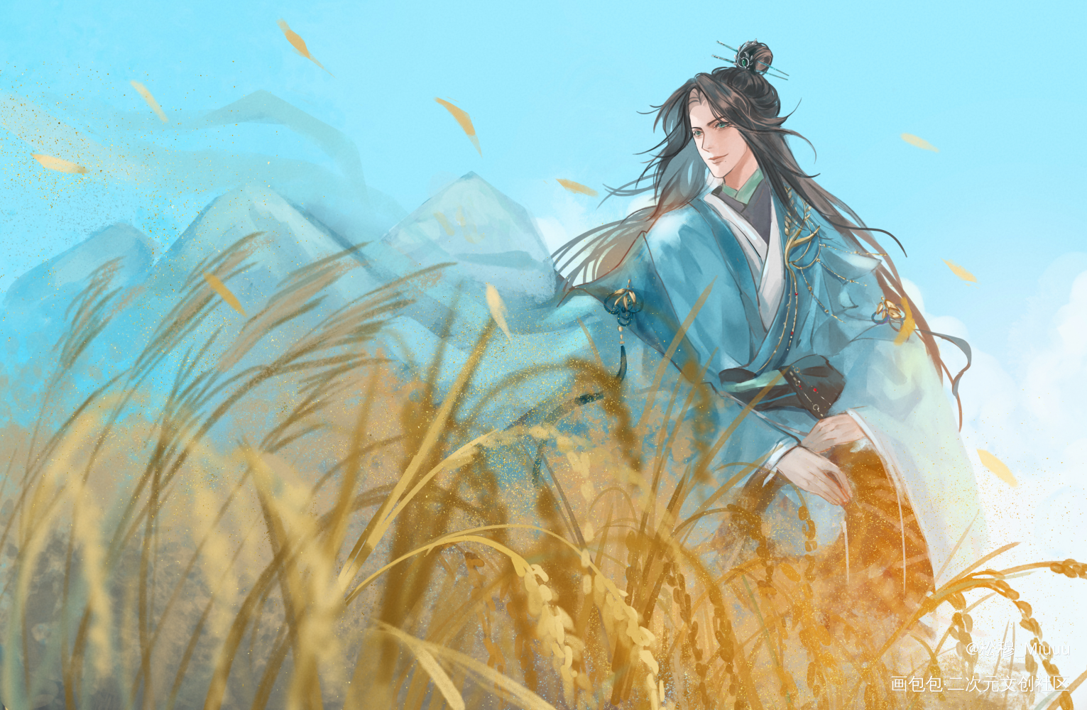 海晏河清_代号鸢陈登绘画作品