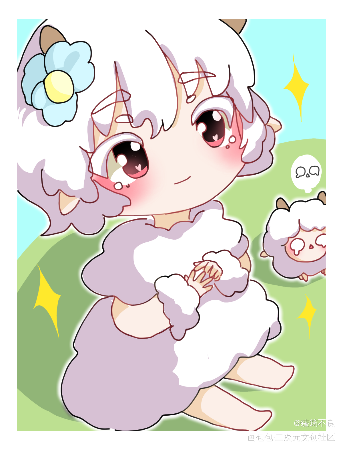 小羊羔_原创绘画作品