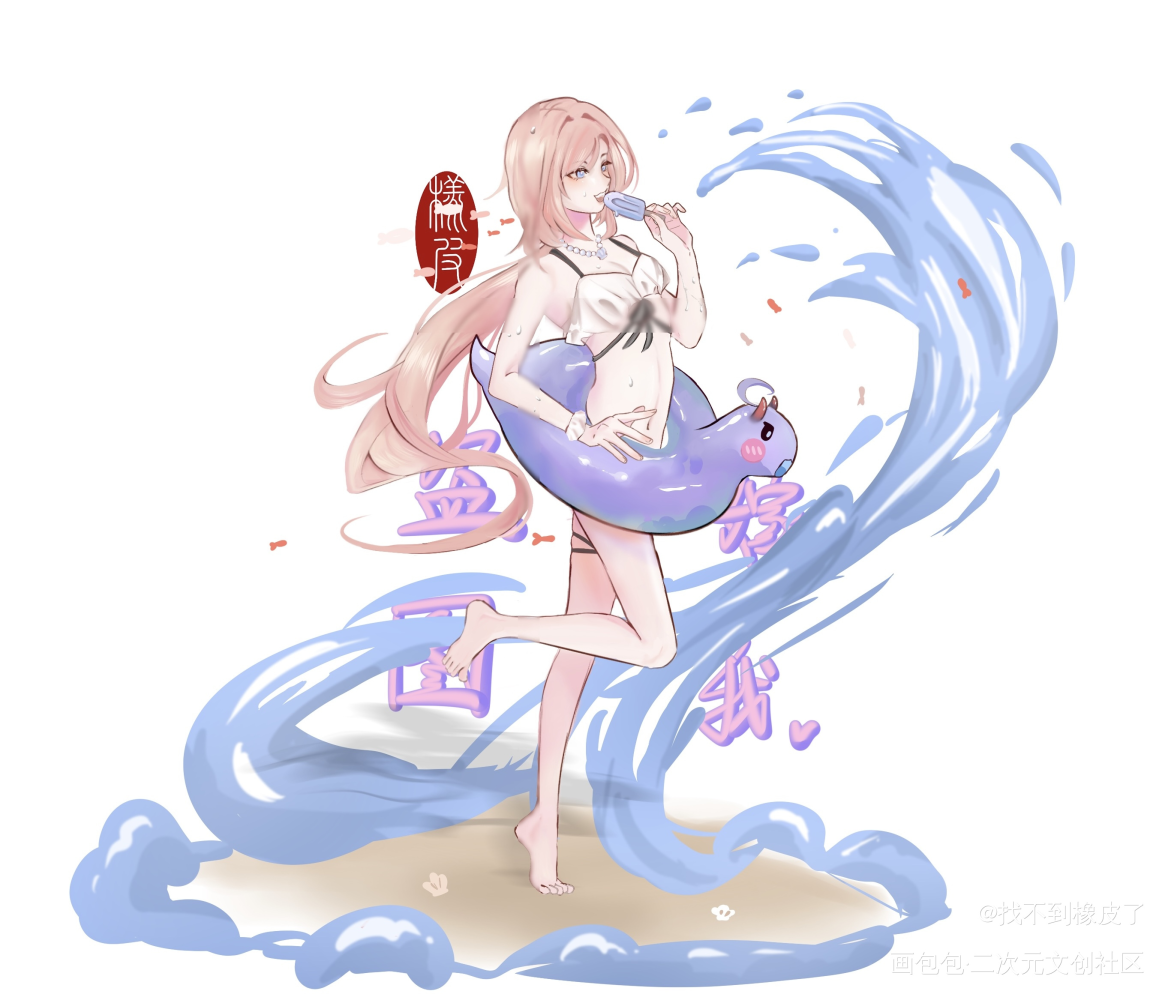 爱门！🙏_崩坏3爱莉希雅绘画作品
