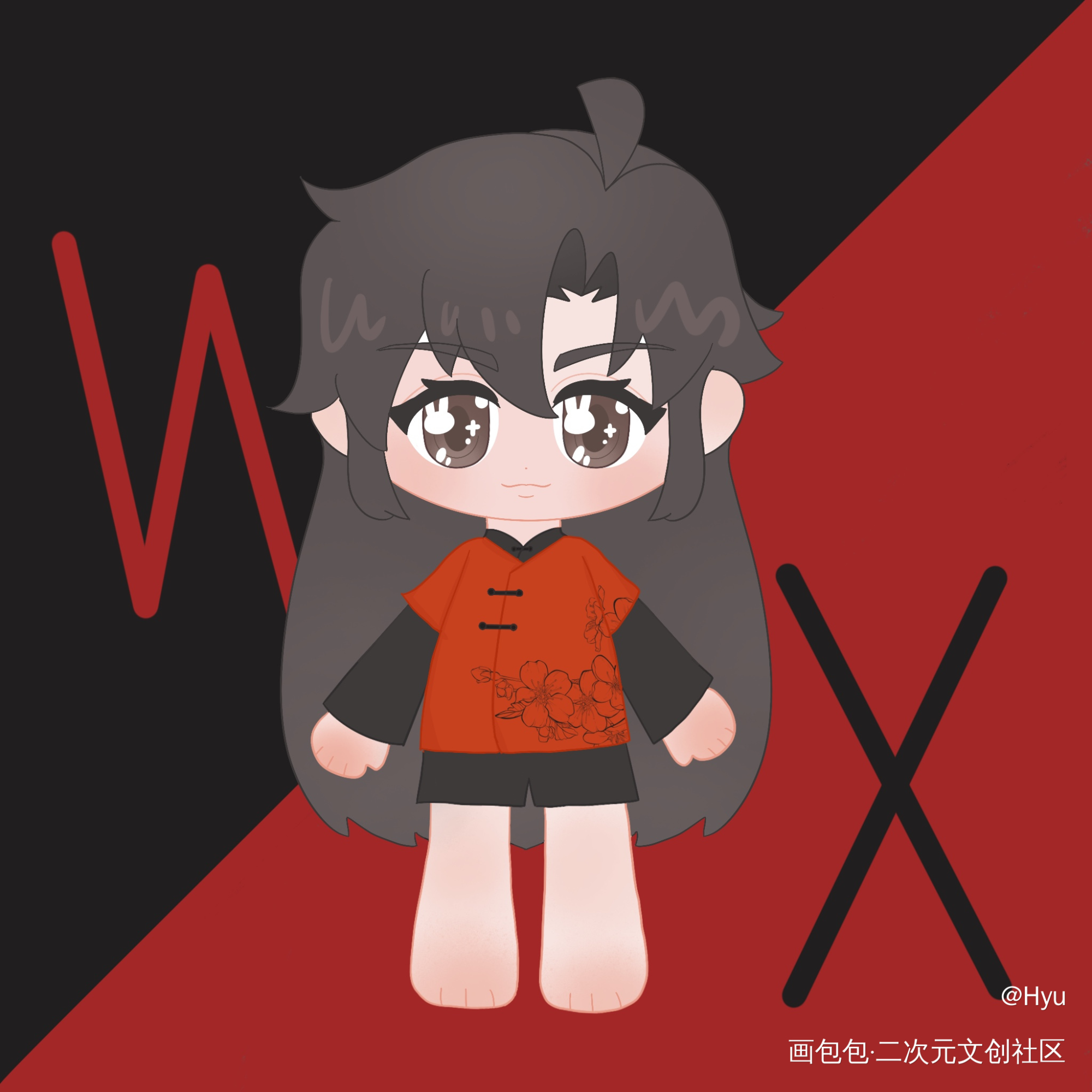 _魔道祖师忘羡魏无羡墨香铜臭绘画作品