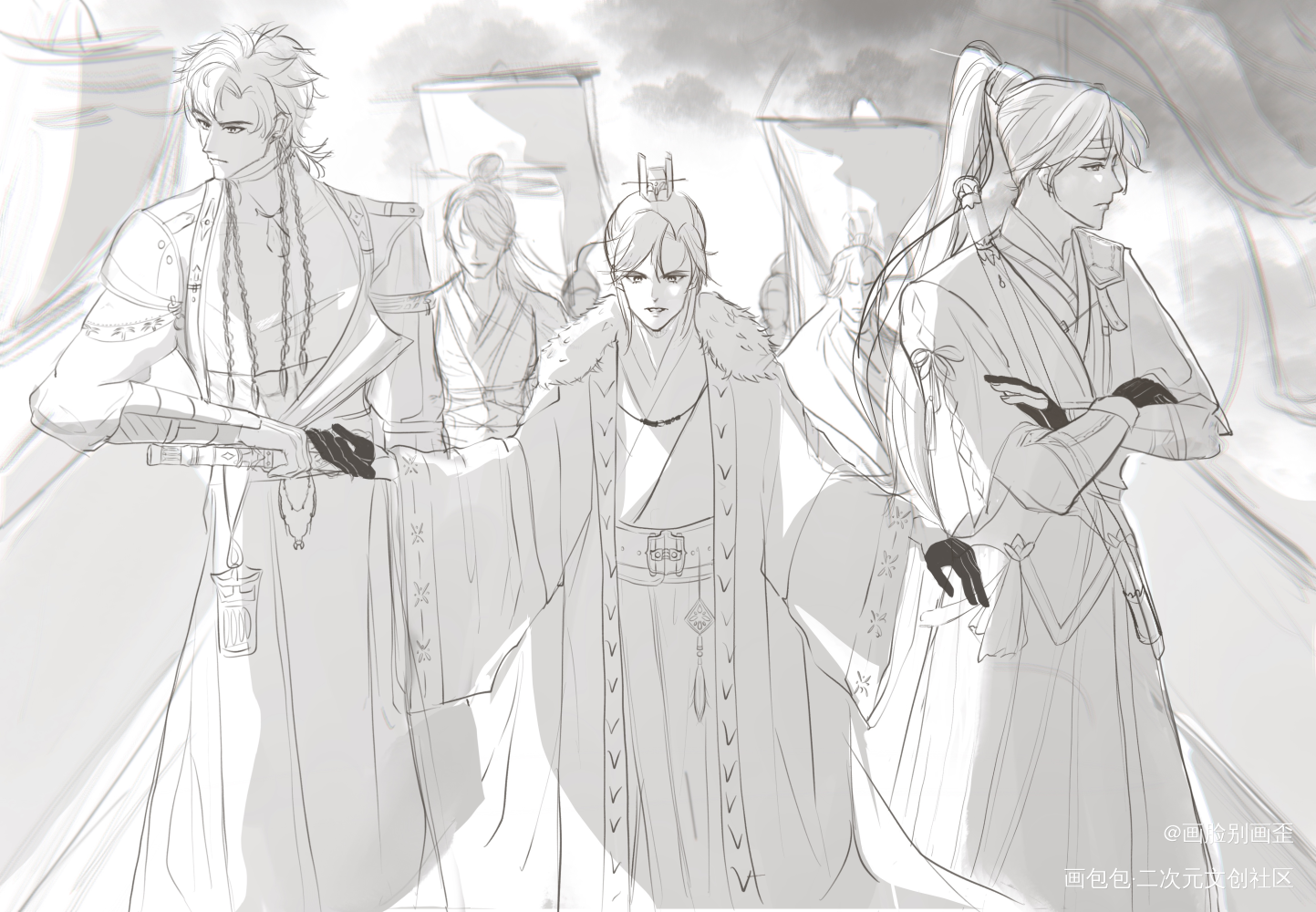 摸鱼_代号鸢绘画作品