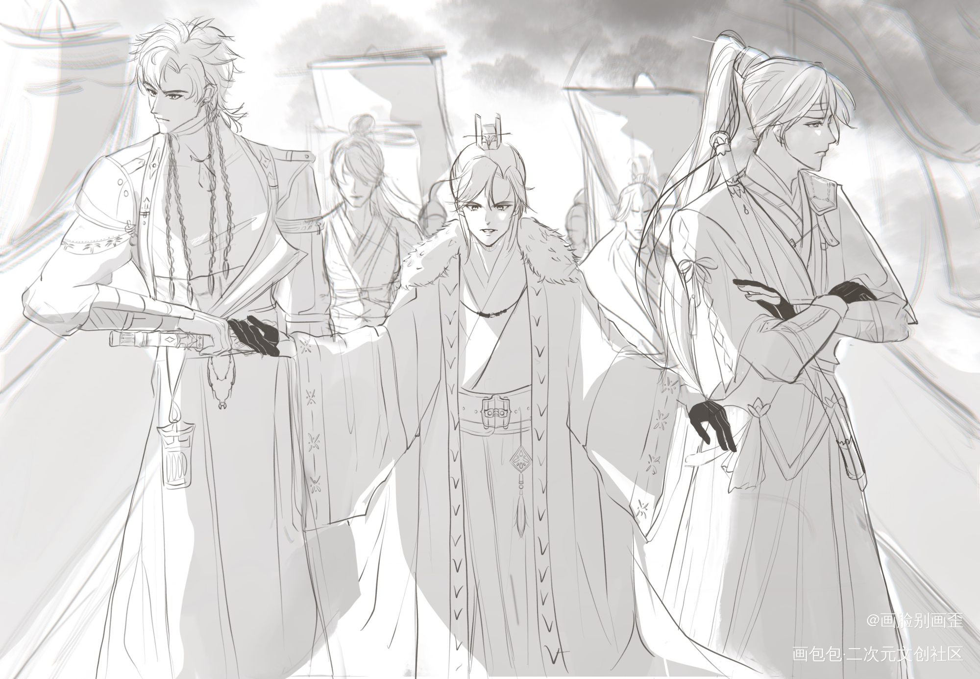 摸鱼_代号鸢绘画作品