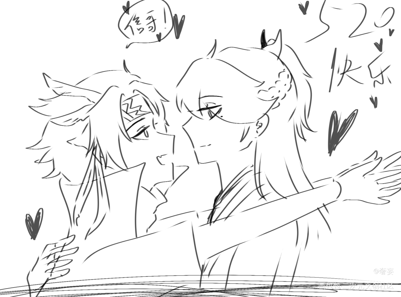 真🥶_李信曜绘画作品
