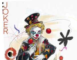 扑克大王嘿嘿_绘画作品