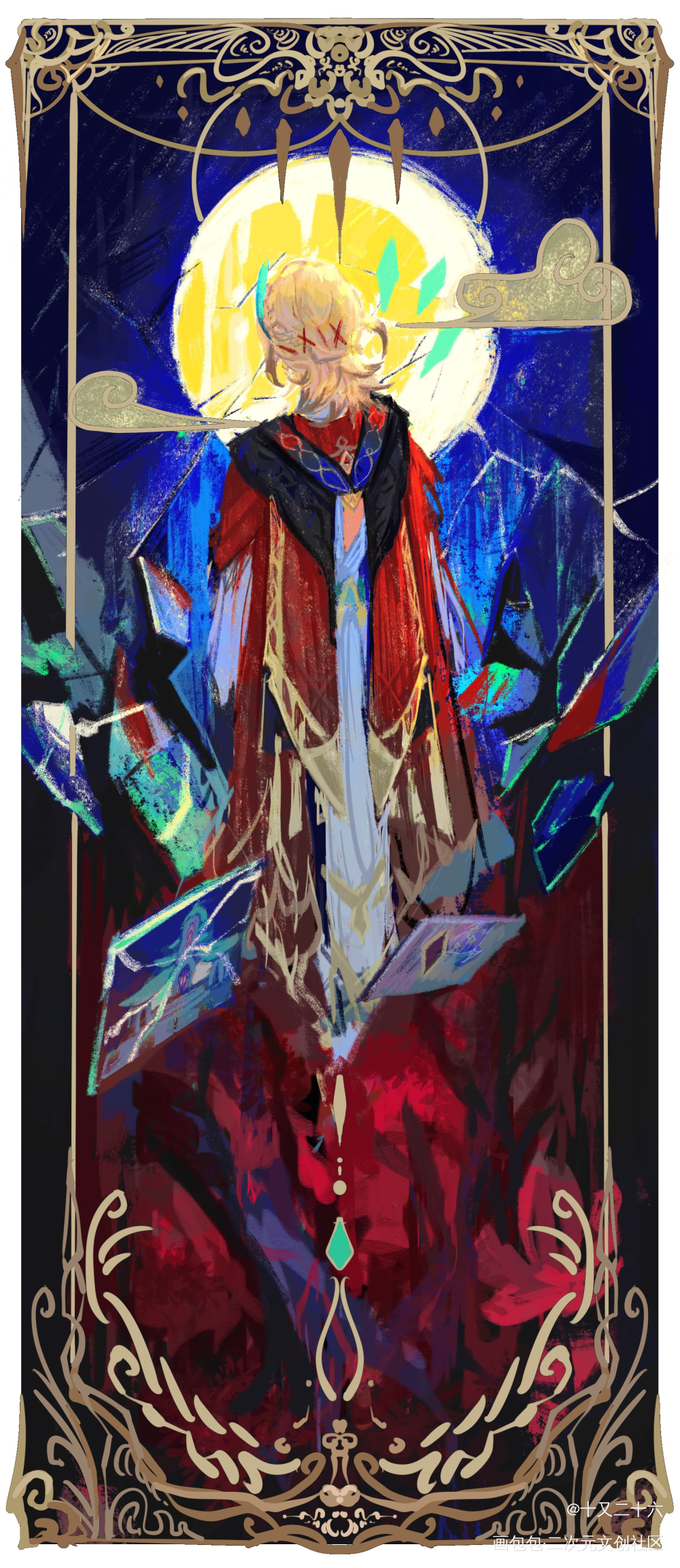卡萨扎莱宫_原神板绘涂卡维绘画绘画作品