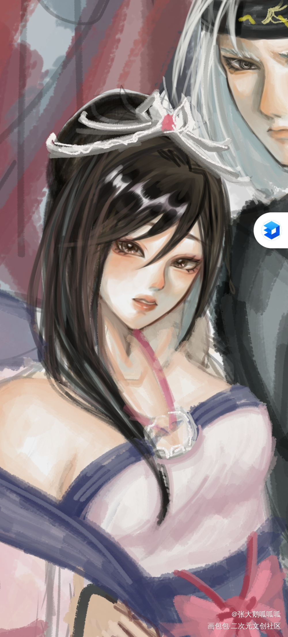 卫莲cp_秦时明月天行九歌卫庄卫莲红莲卫练绘画作品