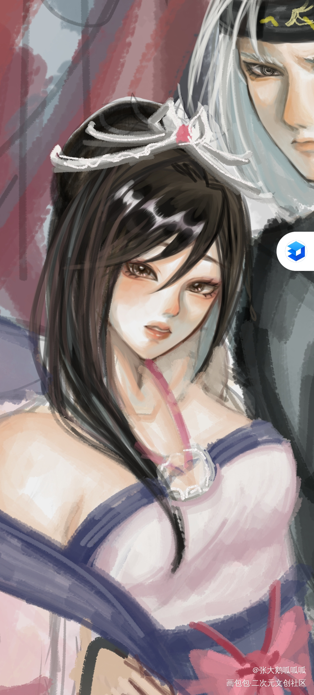 卫莲cp_秦时明月天行九歌卫庄卫莲红莲卫练绘画作品