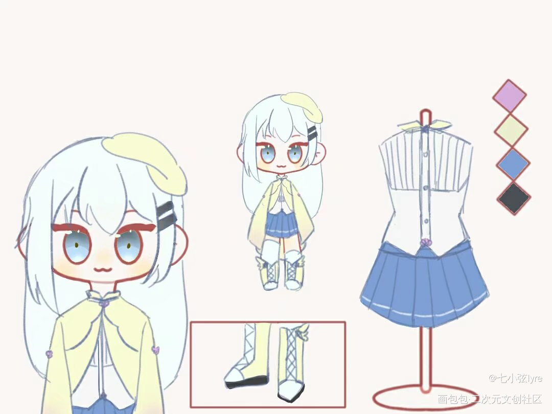 自我介绍！_板绘涂原创ococ绘画作品