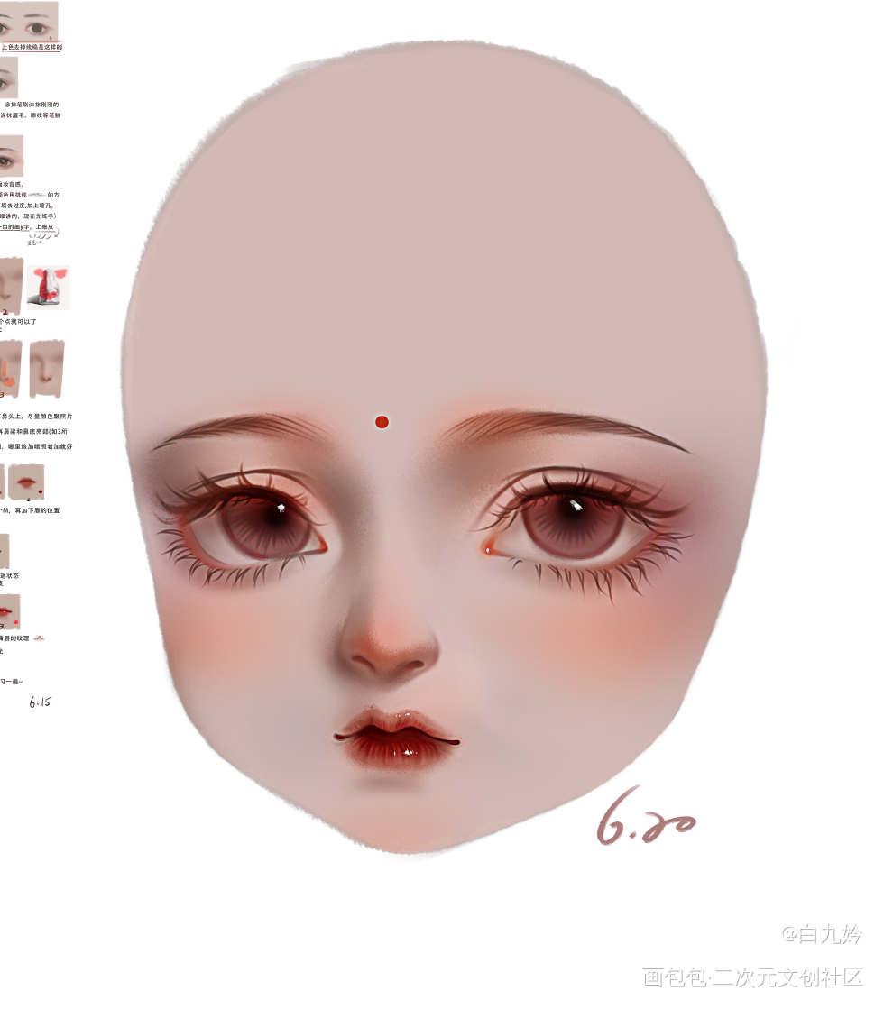 今日练习_古风壁纸古风人物古风板绘插画绘画作品