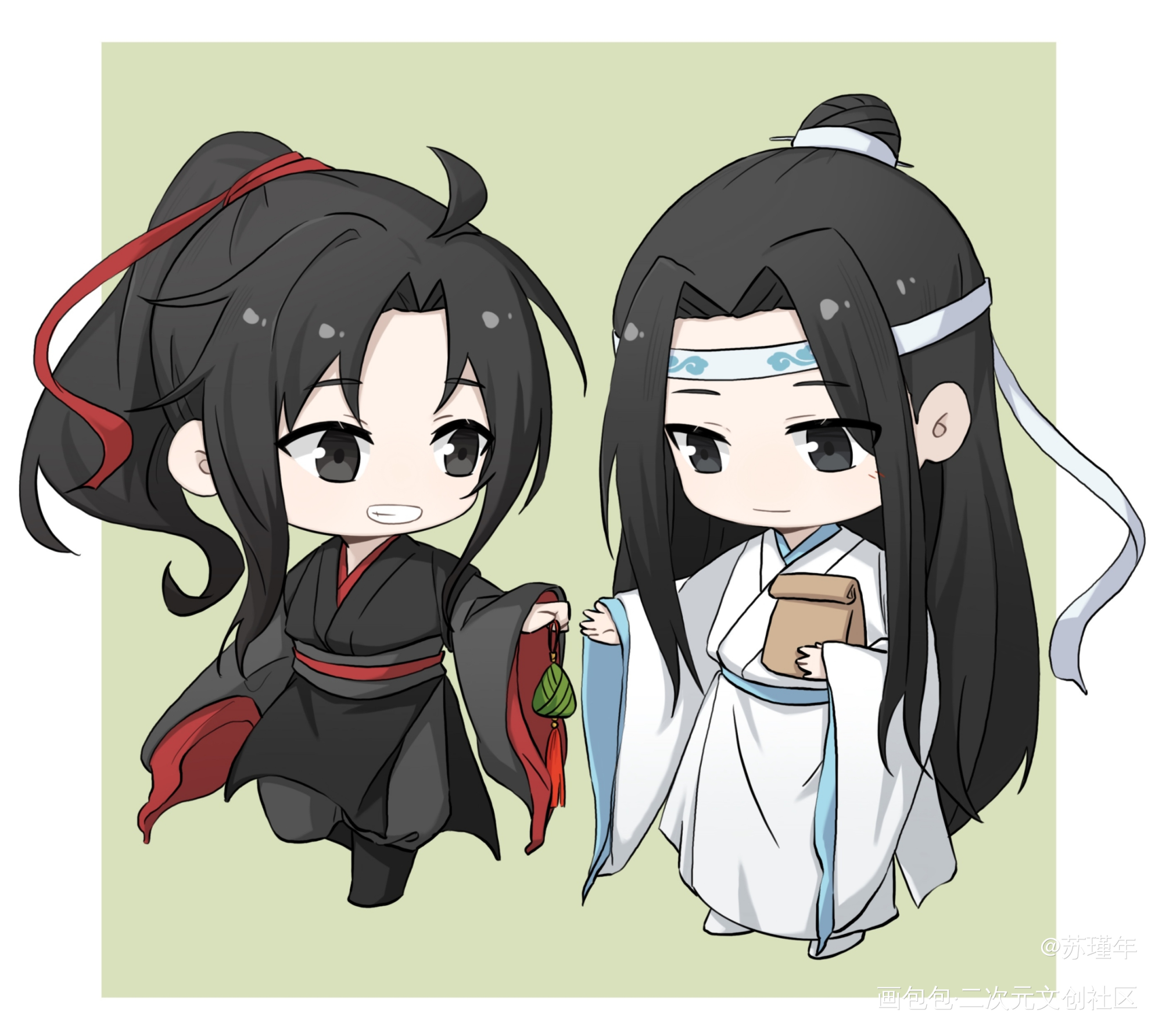 忘羡_魔道祖师忘羡绘画作品