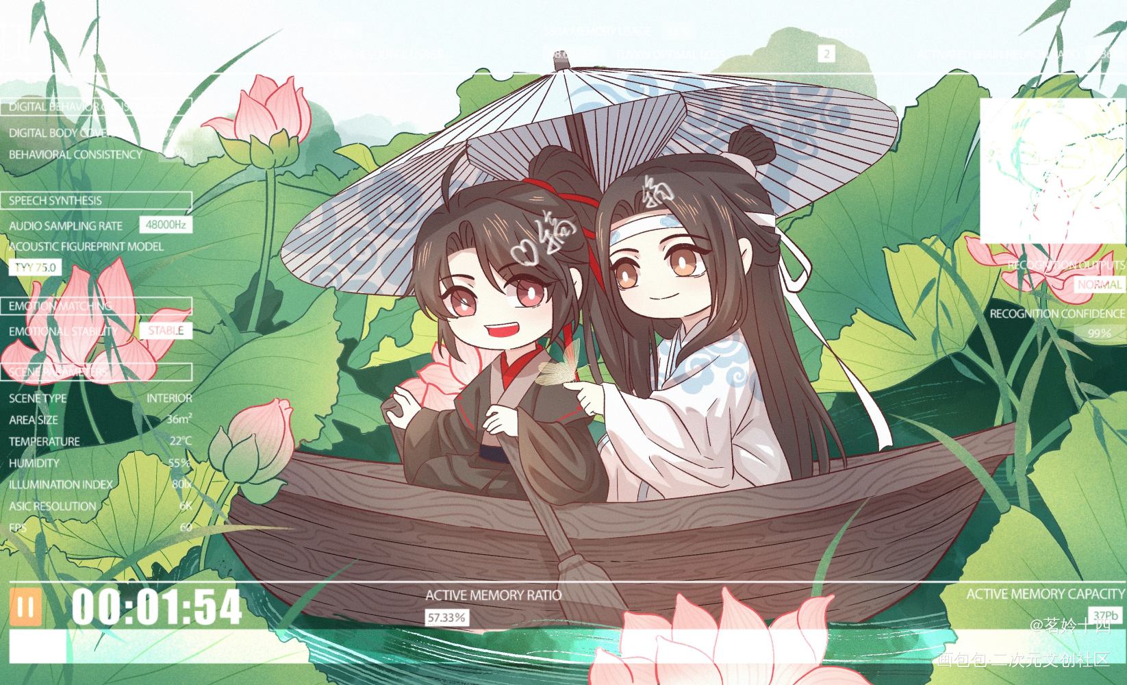 是别人端午节的稿子_魔道祖师绘画作品