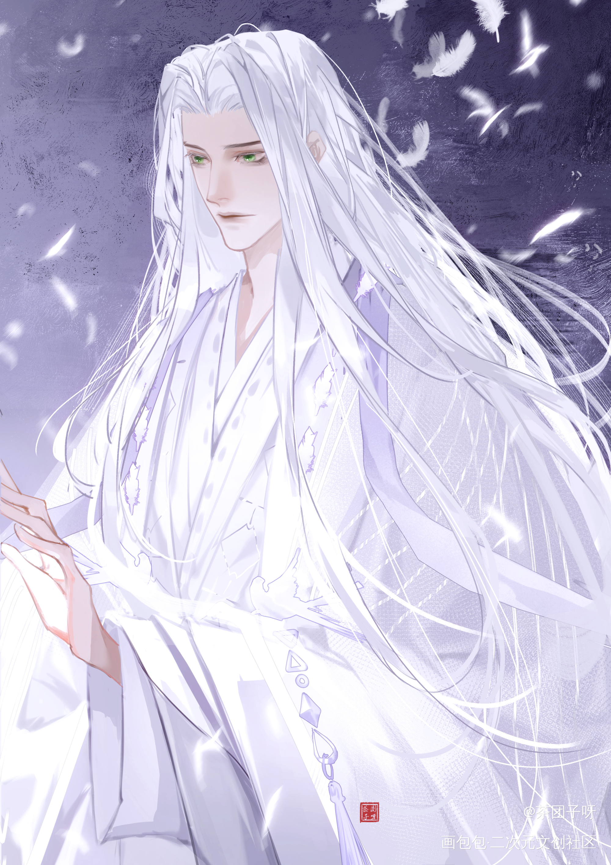 这次是师尊_代号鸢左慈绘画作品