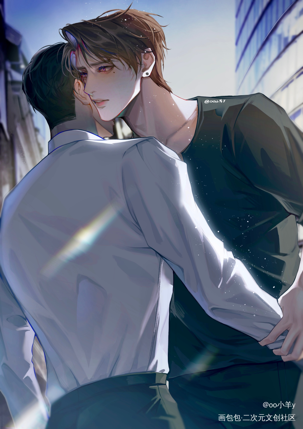 小羊哭哭_谁把谁当真188男团妹叔黎朔赵锦辛手绘绘画作品