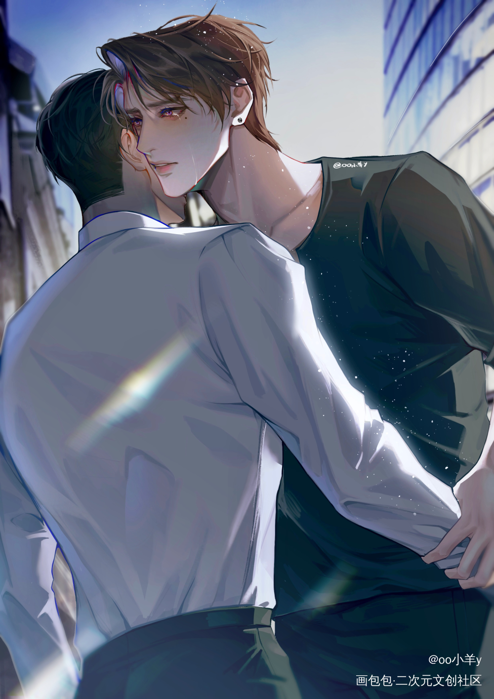 小羊哭哭_谁把谁当真188男团妹叔黎朔赵锦辛手绘绘画作品