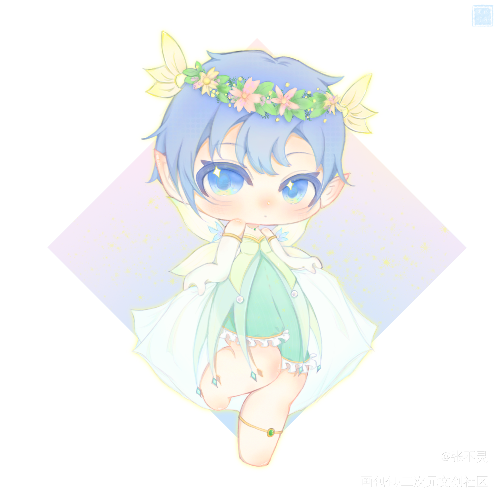 【盗笔】害羞的·小精灵·哥🧚🏻_盗墓笔记绘画作品