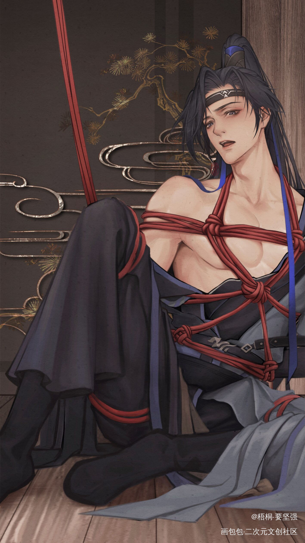 【广陵夜阙】_代号鸢傅融绘画作品