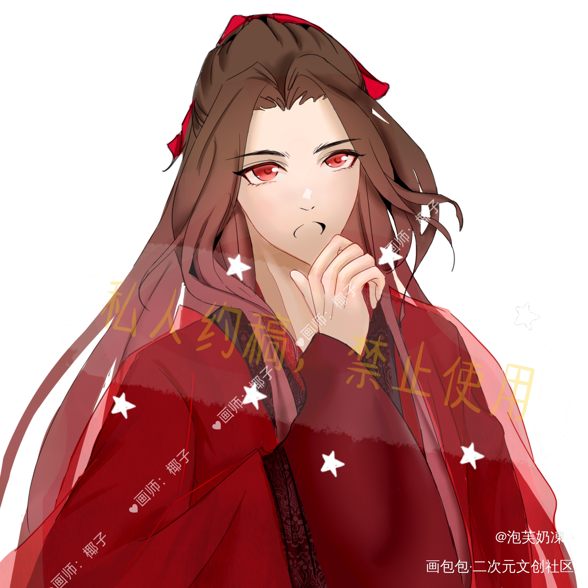 美老祖下山撩含光君啦_魔道祖师忘羡忘羡cp绘画作品
