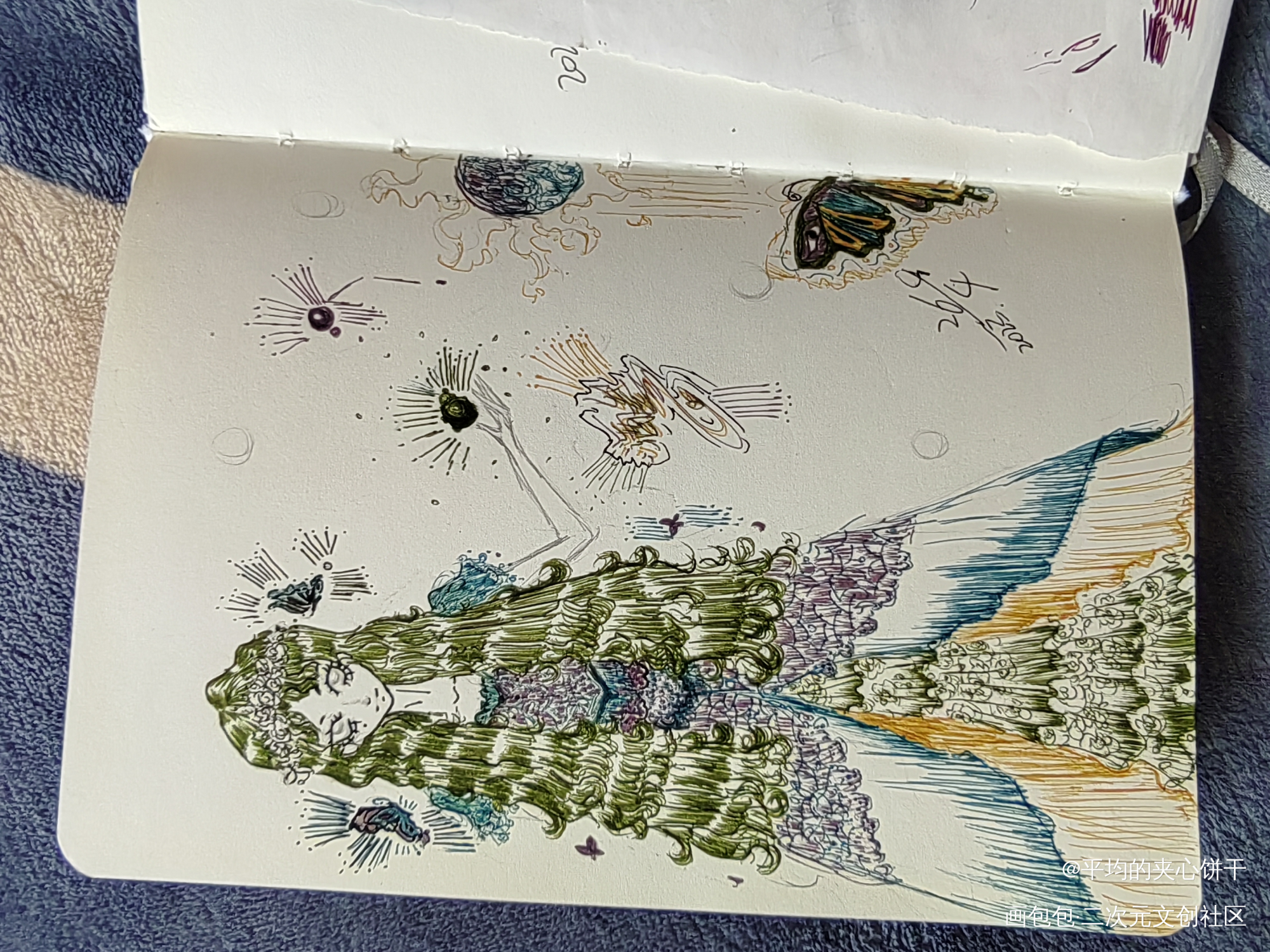 _摸鱼页绘画作品
