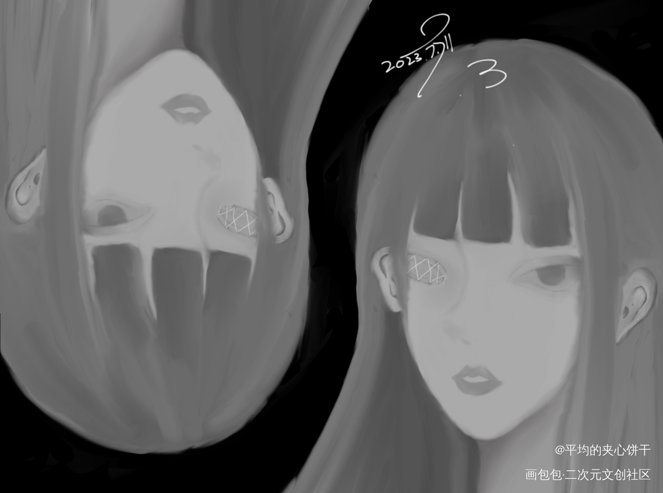 _摸鱼页绘画作品