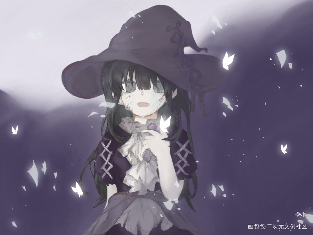 小女巫_我在惊悚游戏里封神刘佳仪绘画作品