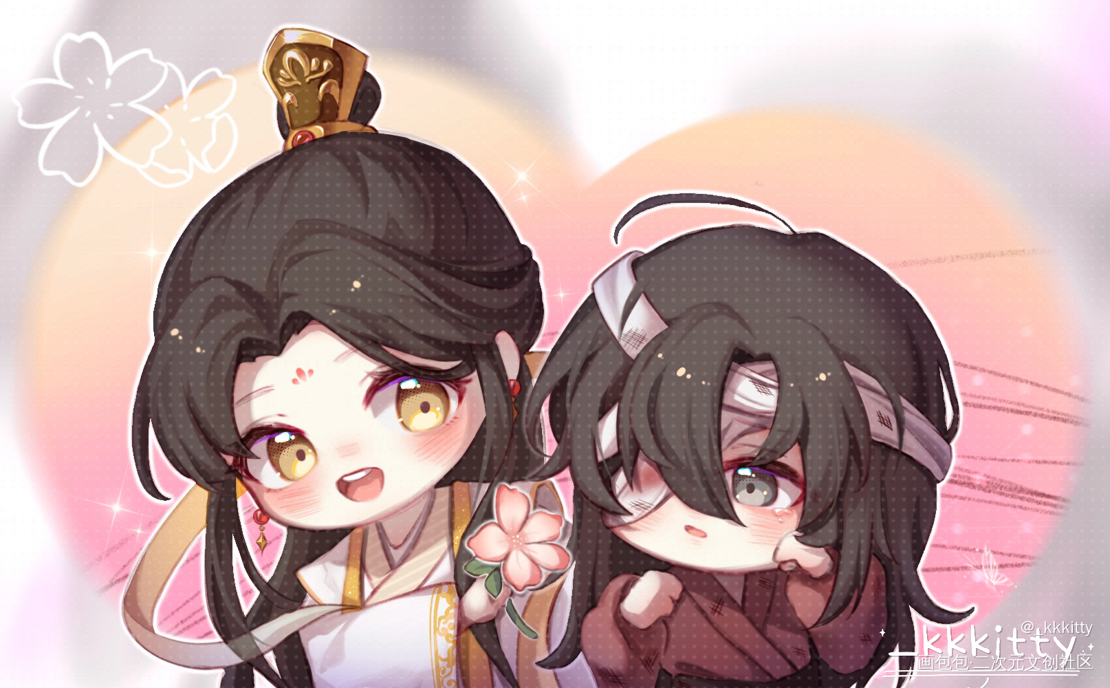 怜怜生日快乐🌸_天官赐福花怜谢怜花城我要上首推绘画作品