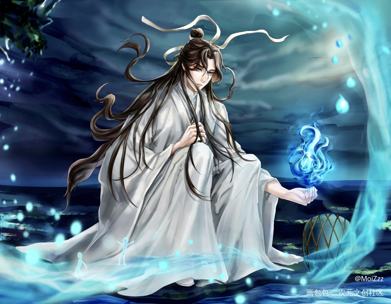 花灯夜一钱买孤魂_天官赐福花怜我要上首推同人我要上首页绘画作品