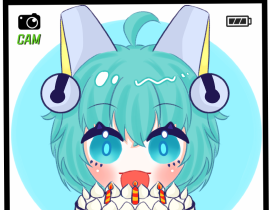 之前给朋友的蔡蔡(๑>؂<๑）_绘画作品