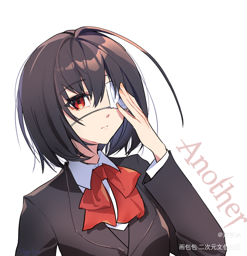 见崎鸣_Another绘画作品