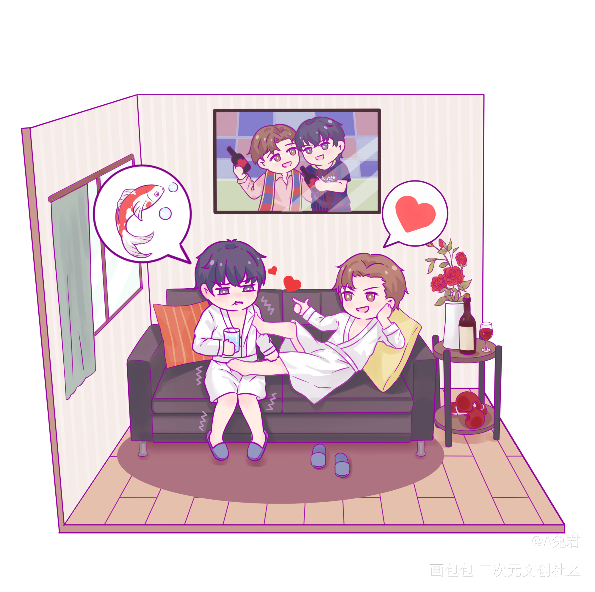 李简_你却爱着一个傻逼188男团李简李玉简隋英绘画作品