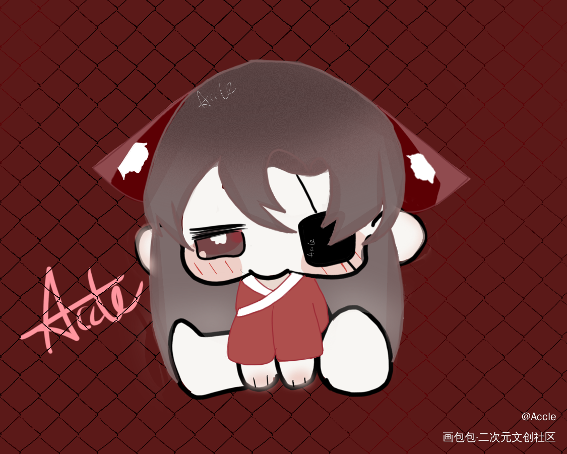 同人《天官赐福》花城_天官赐福绘画作品