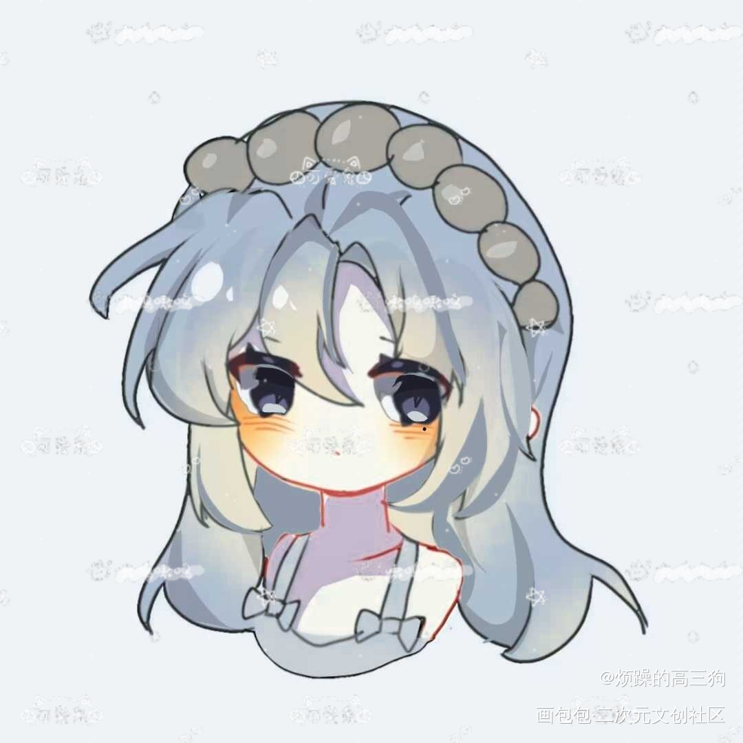 我那漂亮女儿_我的小世界乐冰弦oc绘画作品