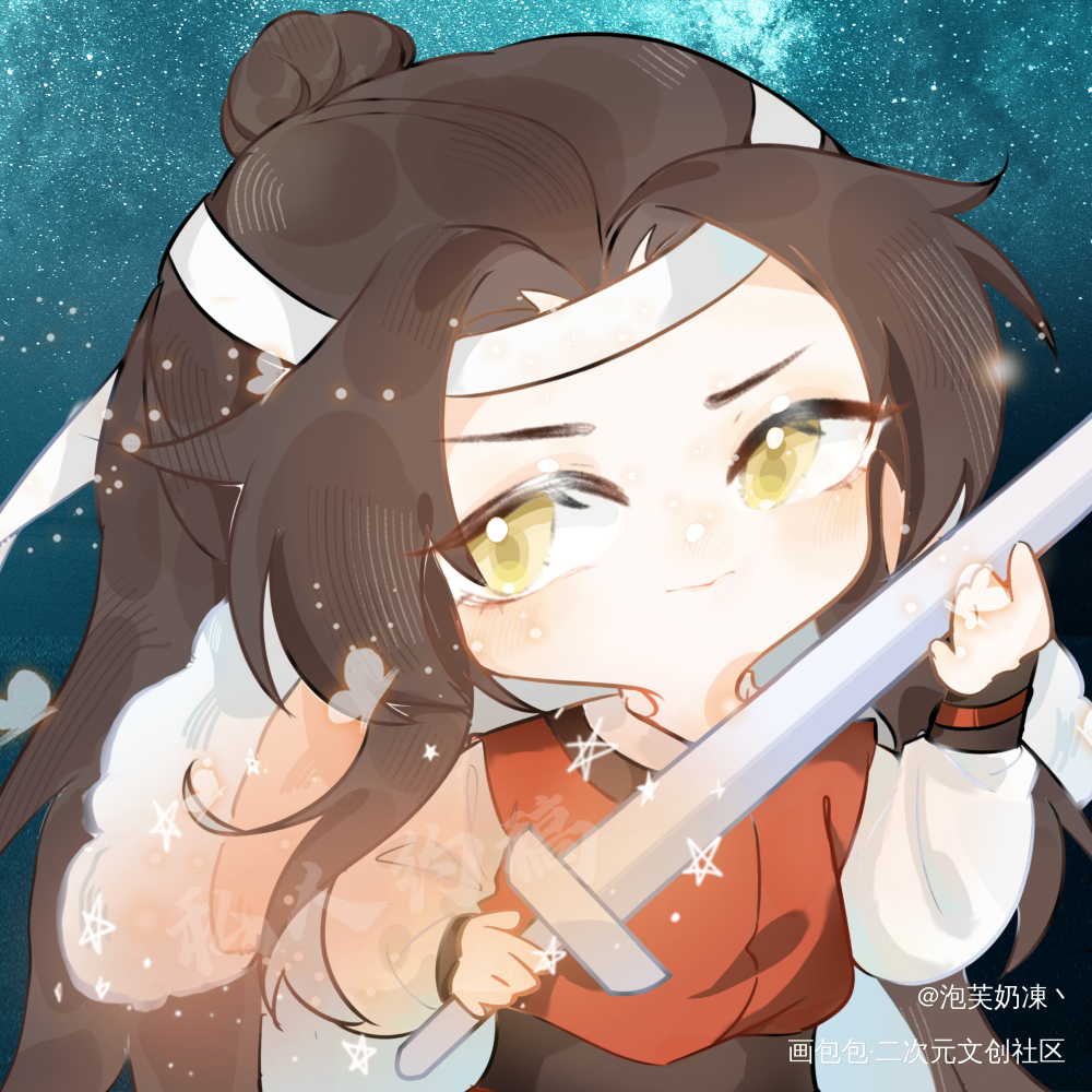 骑射服！垂耳兔忘羡！_魔道祖师忘羡忘羡cp绘画作品